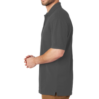 Port Authority EZCotton ® Polo, Charcoal Heather, Left view