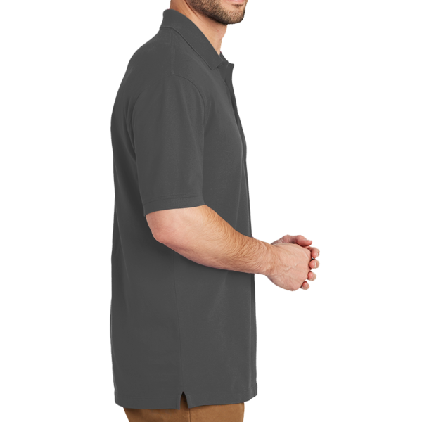 Port Authority EZCotton ® Polo, Charcoal Heather, Right view