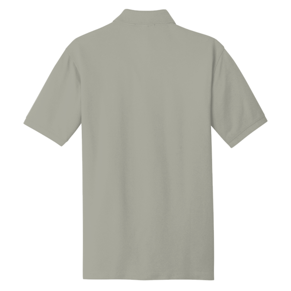 Port Authority EZCotton ® Polo, Oxford Heather, Back view