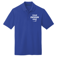 Port Authority EZCotton ® Polo, True Royal, Front view, Mockup