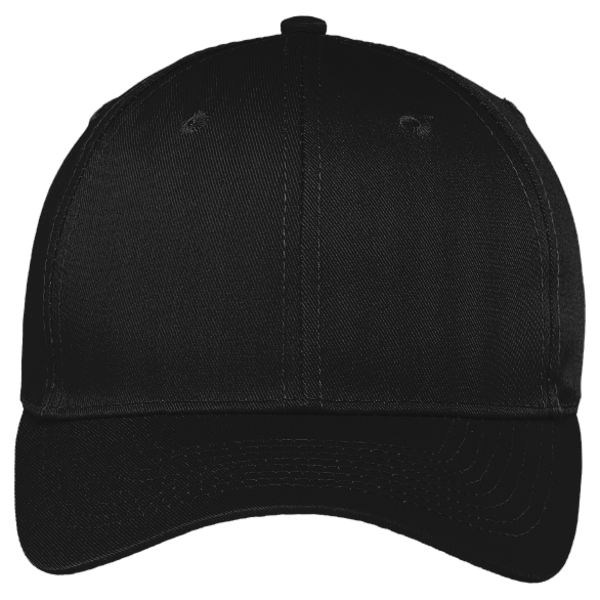 Port Authority Easy Care Cap, Black, Front view