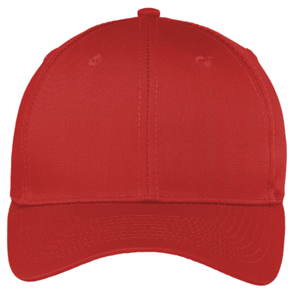 Port Authority Easy Care Cap, Red, Front view