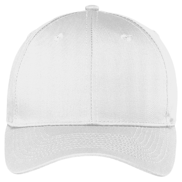 Port Authority Easy Care Cap, White, Front view