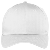 Port Authority Easy Care Cap, White, Front view