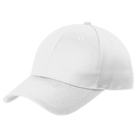 Port Authority Easy Care Cap, White, Left Side view