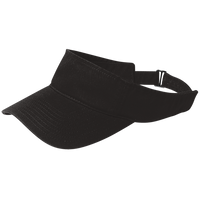 Port Authority Enzyme Wash Fashion Visor, Black, Left Side view