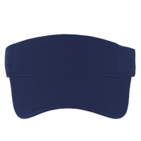 Port Authority Enzyme Wash Fashion Visor, Classic Navy, Front view