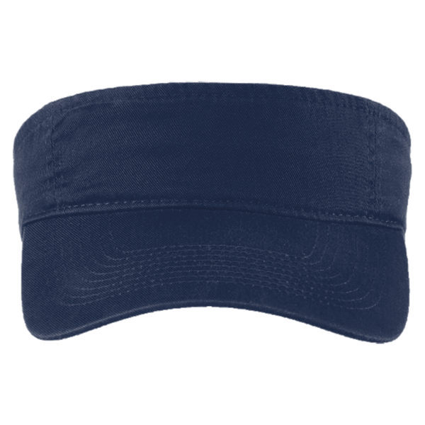 Port Authority Fashion Visor, Navy, Front view