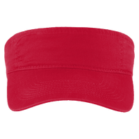 Port Authority Fashion Visor, Red, Front view