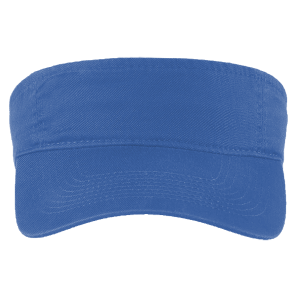 Port Authority Fashion Visor, Royal, Front view