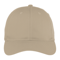 Port Authority Fine Twill Cap, Khaki, Front view