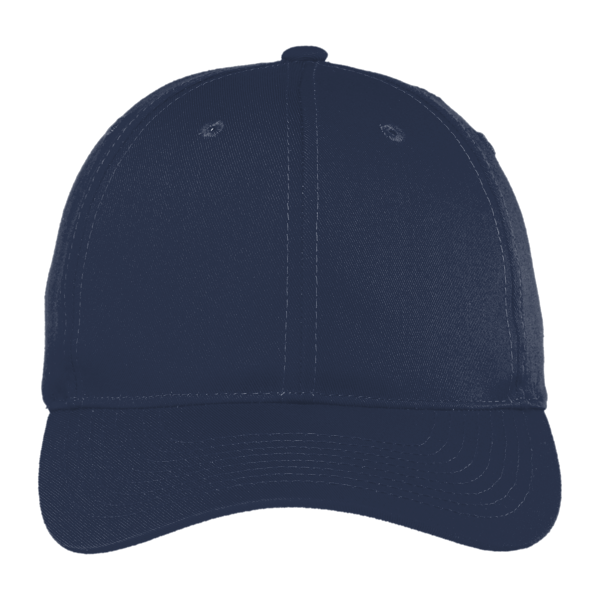 Port Authority Fine Twill Cap, Navy, Front view