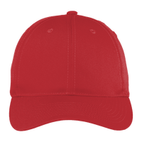 Port Authority Fine Twill Cap, Red, Front view