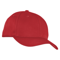 Port Authority Fine Twill Cap, Red, Right Side view