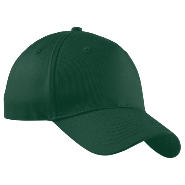 Port Authority Five Panel Twill Cap, Hunter, Right Side view