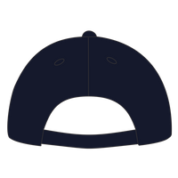 Port Authority Five Panel Twill Cap, Navy, Back view