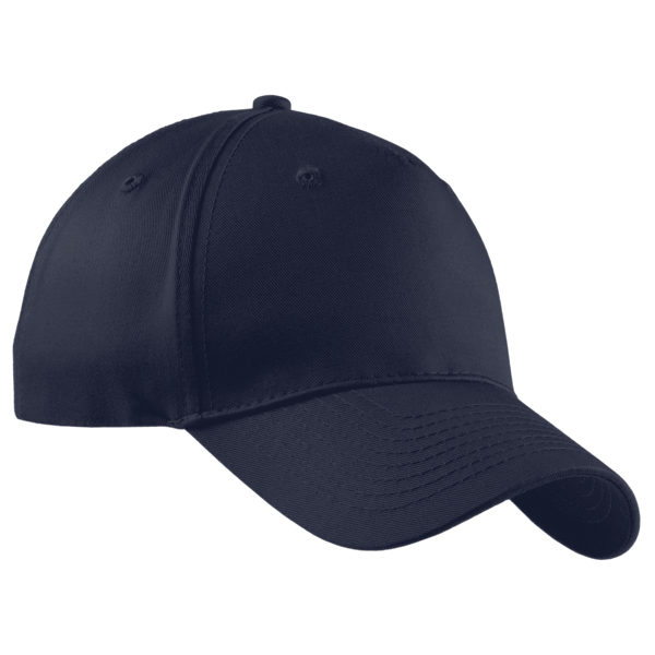 Port Authority Five Panel Twill Cap, Navy, Right Side view