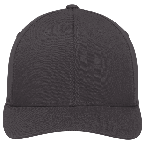 Port Authority Flexfit ® Cotton Twill Cap, Black, Front view