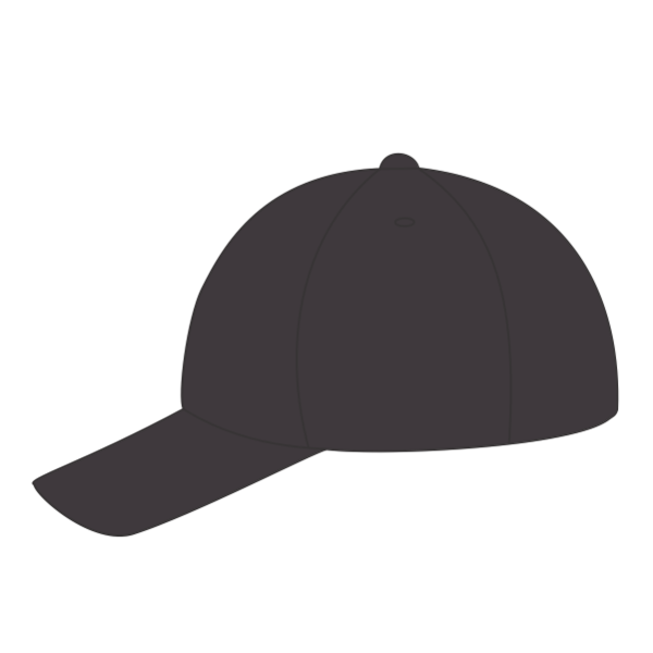 Port Authority Flexfit ® Cotton Twill Cap, Black, Left Side view