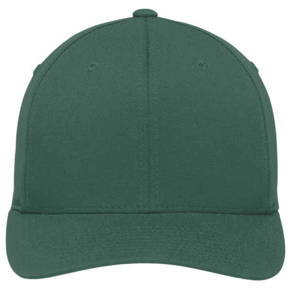 Port Authority Flexfit ® Cotton Twill Cap, Forest Green, Front view