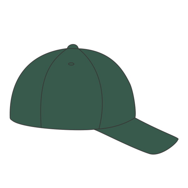 Port Authority Flexfit ® Cotton Twill Cap, Forest Green, Right Side view