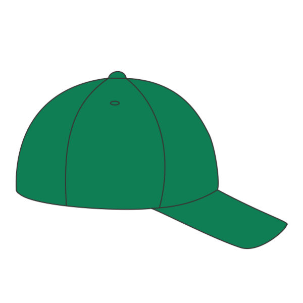 Port Authority Flexfit ® Cotton Twill Cap, Kelly Green, Right Side view