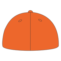 Port Authority Flexfit ® Cotton Twill Cap, Orange, Back view
