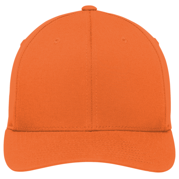 Port Authority Flexfit ® Cotton Twill Cap, Orange, Front view