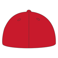 Port Authority Flexfit ® Cotton Twill Cap, True Red, Back view