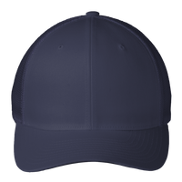 Port Authority Flexfit ® Mesh Back Cap, True Navy / True Navy, Front view