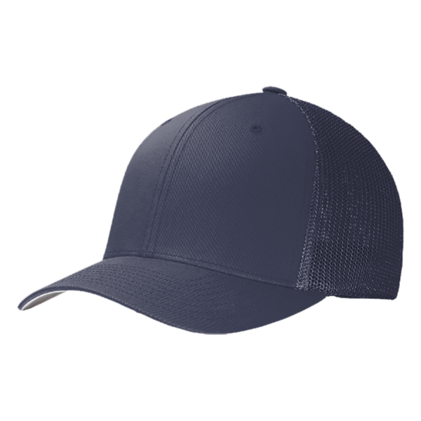 Port Authority Flexfit ® Mesh Back Cap, True Navy / True Navy, Left Side view