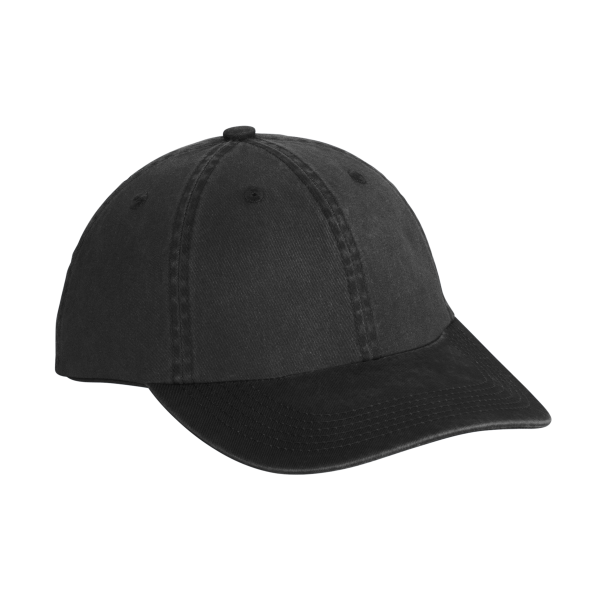 Port Authority Garment Washed Cap, Black, Right Side view