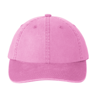 Port Authority Garment Washed Cap, Bright Pink, Front view
