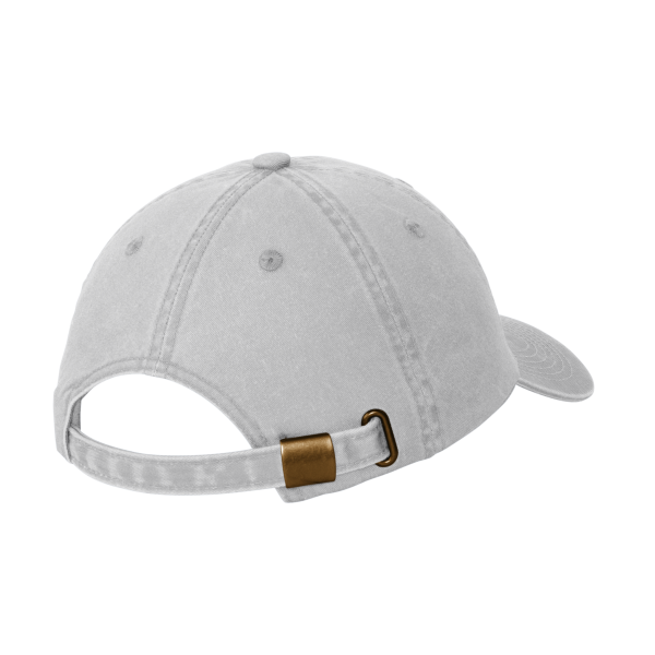 Port Authority Garment Washed Cap, Chrome, Back view