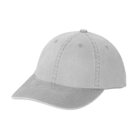 Port Authority Garment Washed Cap, Chrome, Left Side view