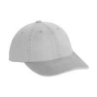 Port Authority Garment Washed Cap, Chrome, Right Side view
