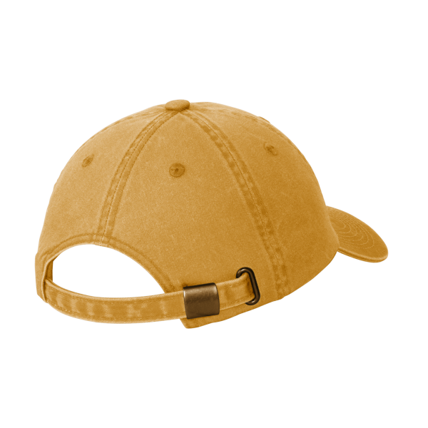 Port Authority Garment Washed Cap, Dandelion, Back view