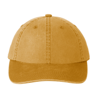 Port Authority Garment Washed Cap, Dandelion, Front view
