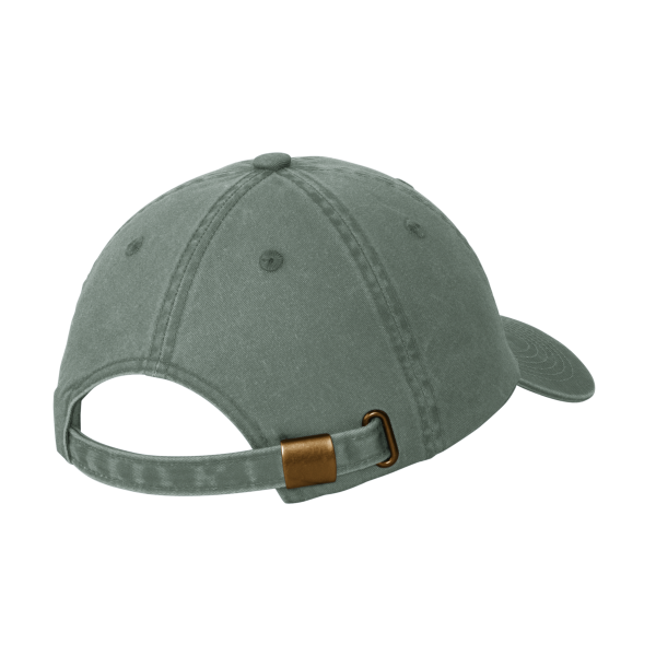 Port Authority Garment Washed Cap, Green, Back view