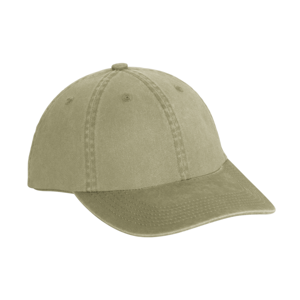 Port Authority Garment Washed Cap, Khaki, Right Side view