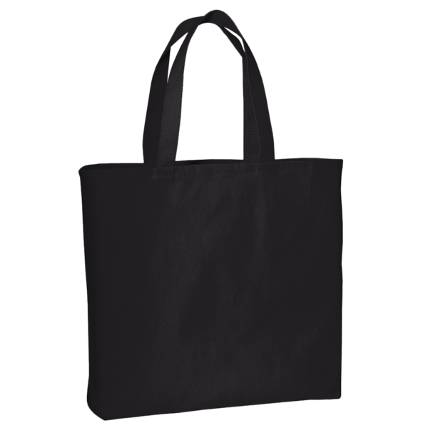 Port Authority Ideal Twill Convention Tote, Black, Front view