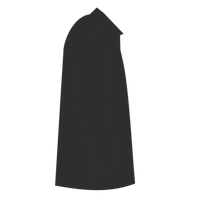 Port Authority Long Sleeve Carefree Poplin Shirt, Deep Black, Right Sleeve view