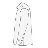 Port Authority Long Sleeve Carefree Poplin Shirt, White, Left Sleeve view