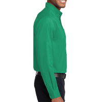 Port Authority Long Sleeve Easy Care Shirt, Court Green / Court Green, Right Sleeve view