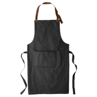 Port Authority Market Full Length Bib Apron, Dark Midnight, Front view