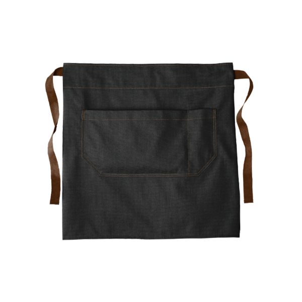 Port Authority Market Half Bistro Apron, Dark Midnight, Front view
