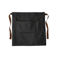 Port Authority Market Half Bistro Apron, Dark Midnight, Front view