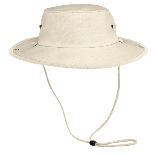 Port Authority Outback Hat, Canvas / Canvas, Back view