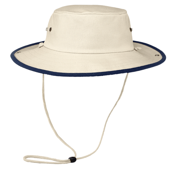 Port Authority Outback Hat, Canvas / Navy, Front view