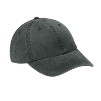 Port Authority Pigment Dyed Cap, Black, Right Side view
